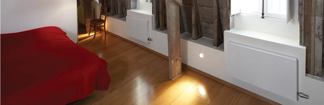 Jaga Strada Radiator on wall